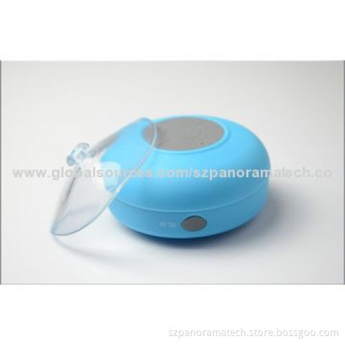 Waterproof Bluetooth Speaker with 2-4 Hours Working Time, Made of ABS + Silicone